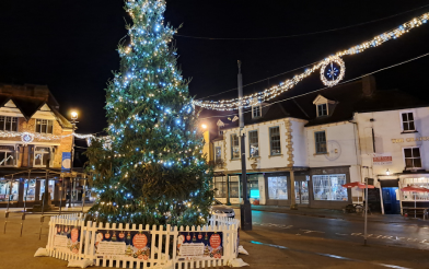 Christmas Tree In Market Place 2024