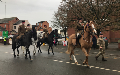 Horses at the Remembrance Parade